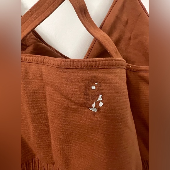 Free People Burnt Orange Sports Bra - Picture 3 of 3